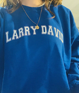 
            
                Load image into Gallery viewer, Larry David Upcycled Crewneck
            
        