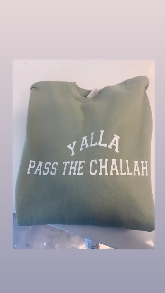 Yalla Pass The Challah Crewneck